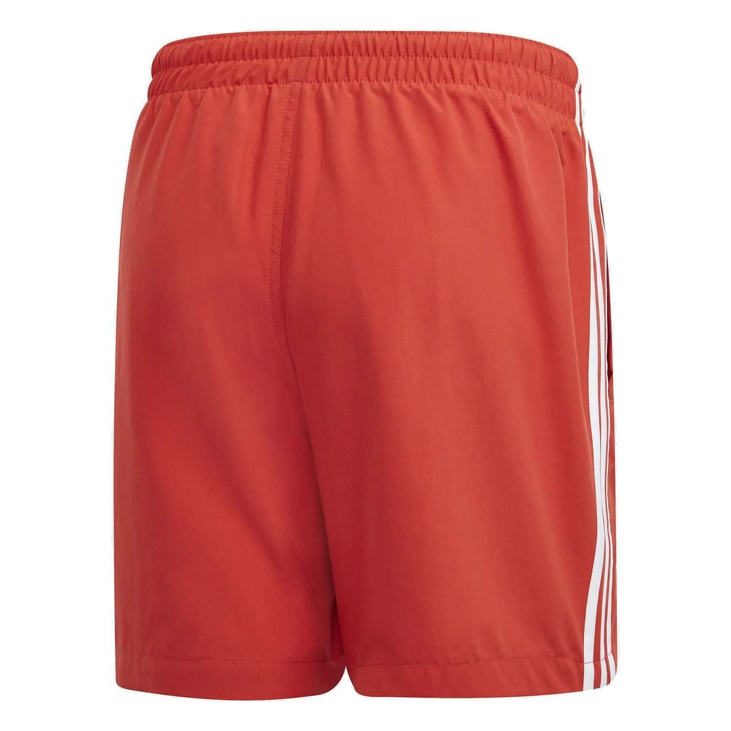 adidas Originals 3 Stripes Swim Shorts - Red/White