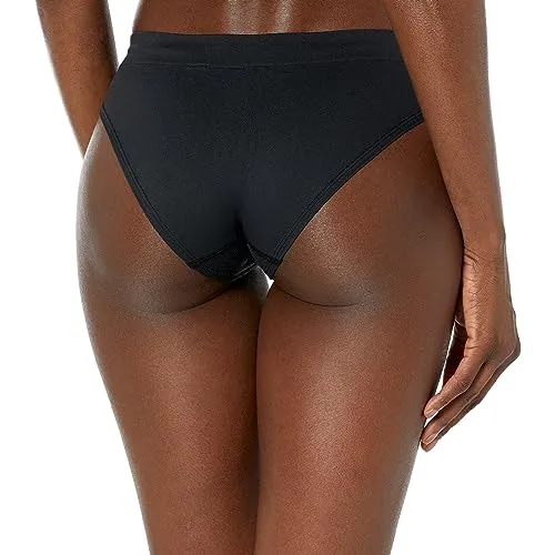 adidas Women's Seamless Hipster Underwear 3 Pack, Pink Heather/Black/Heather Grey, Small