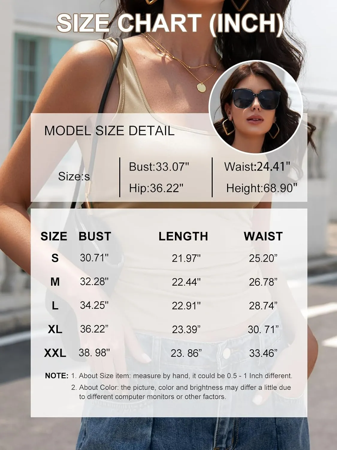 Anbech Womens 2025 Square Neck Tank Tops 2 Pack 3 Pack Sleeveless T Shirt Double Layer Basic Tees