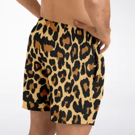Animal Print 5.5" Men Swim Shorts