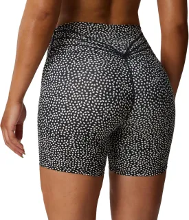 Aoxjox Trinity Workout Biker Shorts for Women Tummy Control High Waisted Exercise Athletic Gym Running Yoga Short 6"