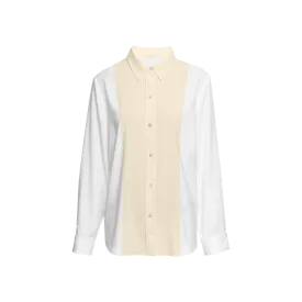 Be-Poppin Women's Recycled Cream Button Up Blouse