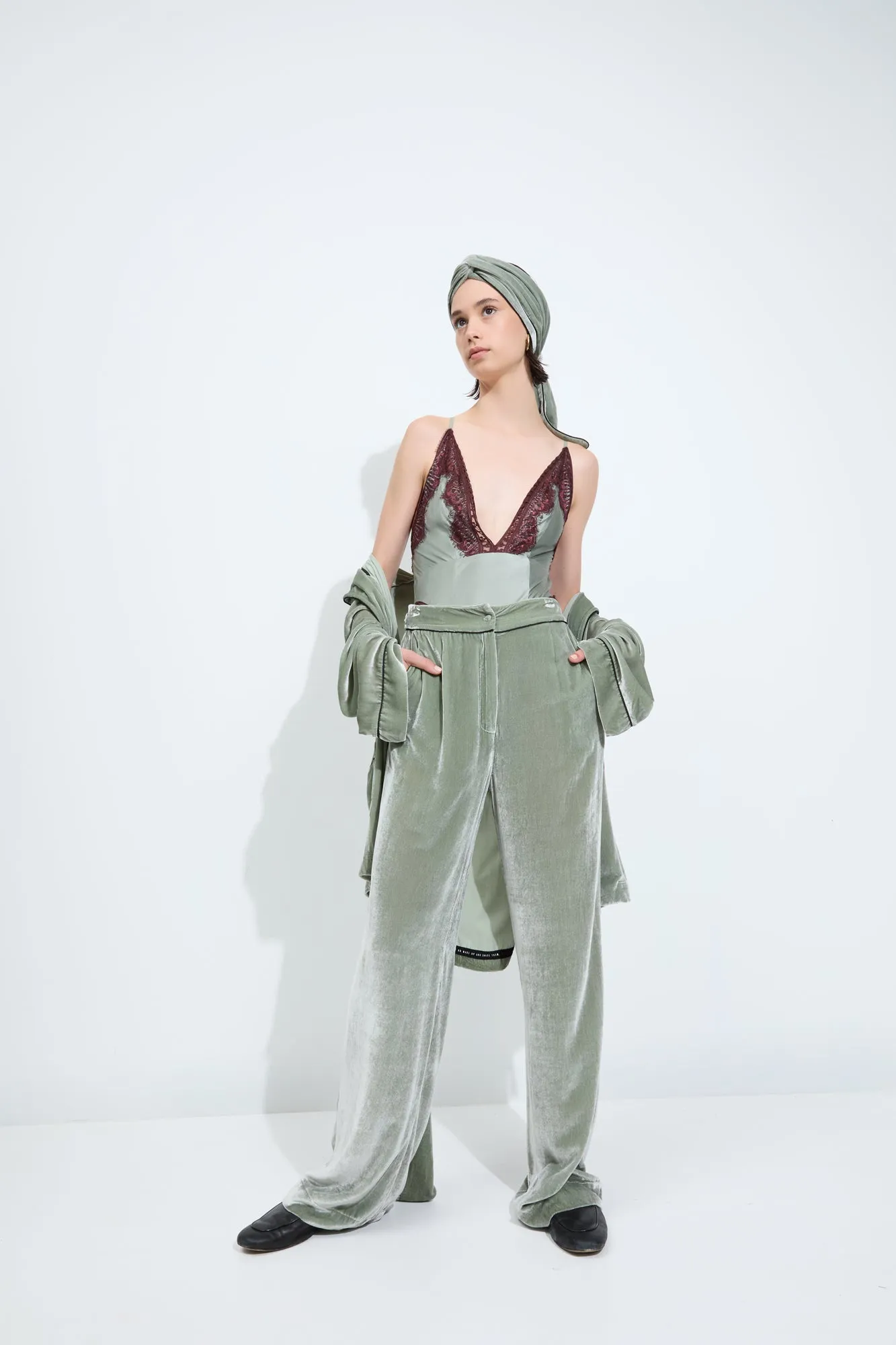 BON VIVANT ROBE {SAGE}