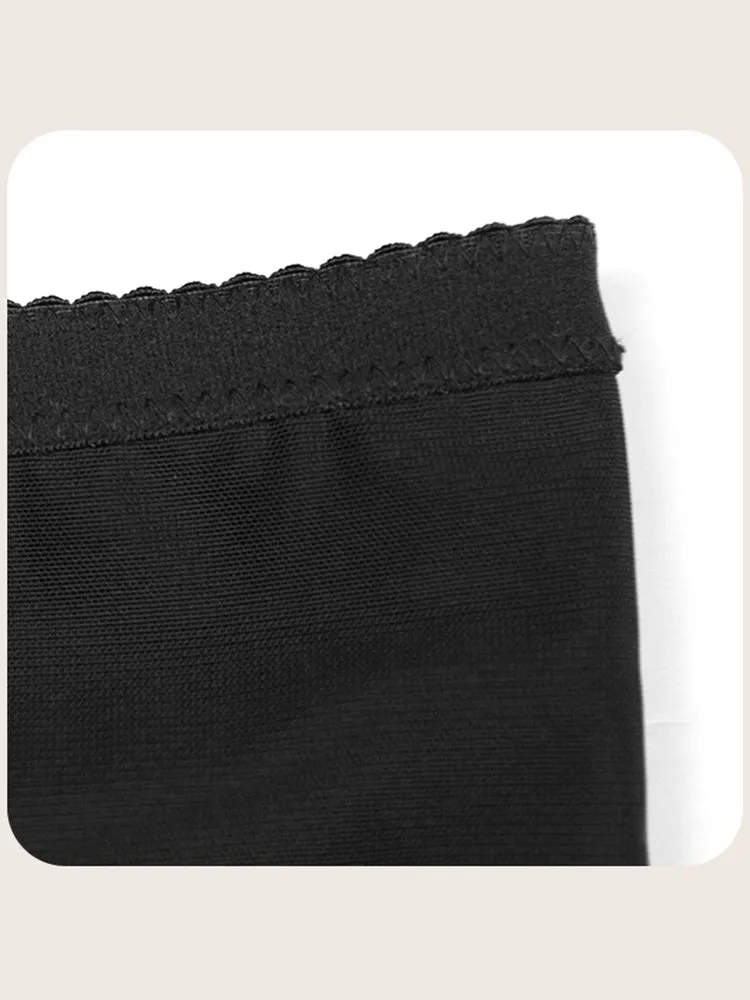 Breathable Lace High Waist Control Padded Hip Lifter Shorts