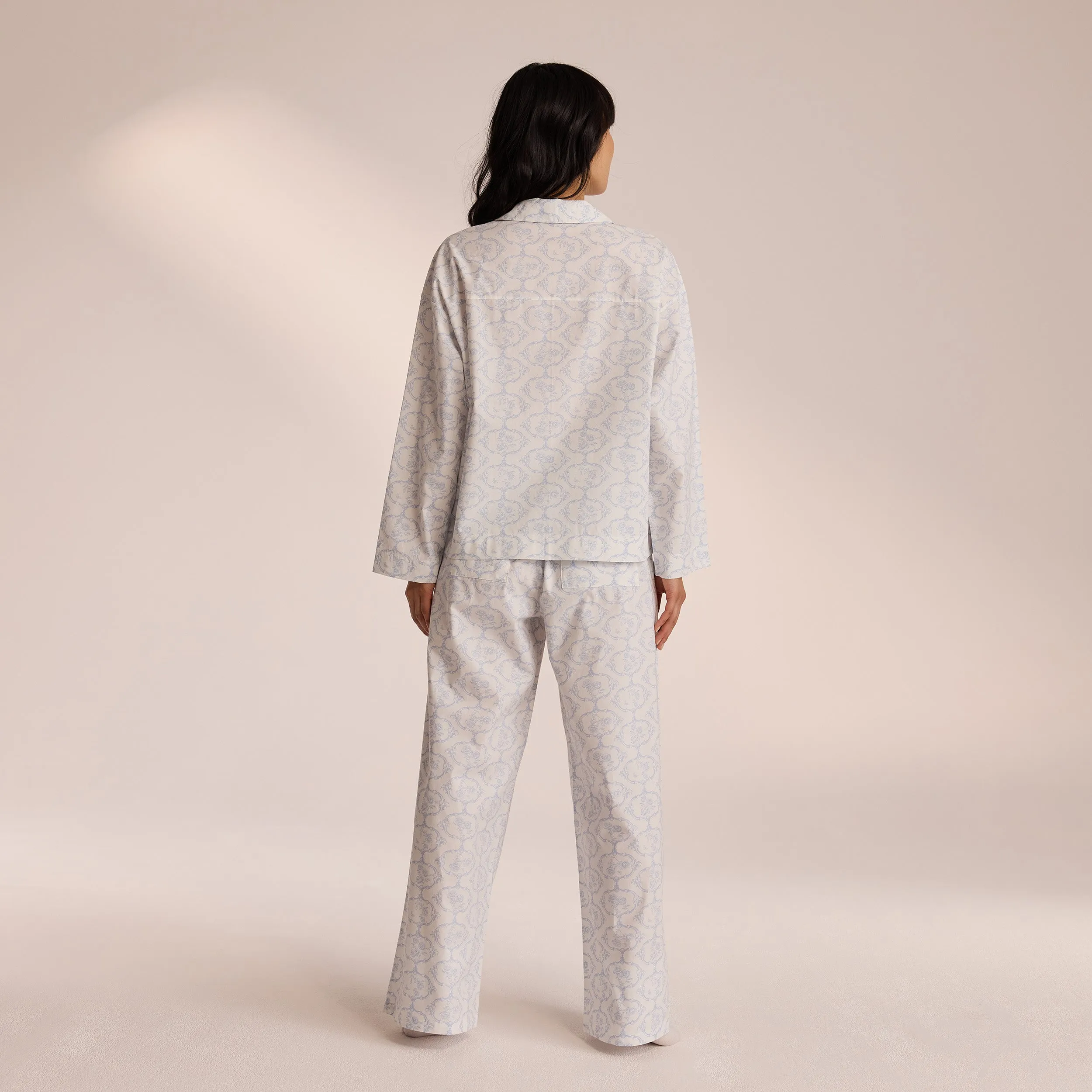 Cotton Pajama Pants - Blue