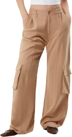 Dokotoo Women's Wide Leg Pants 2024 Flowy Casual Trendy Pants Straight Leg High Waist Stretch Palazzo Pants with 4 Pockets