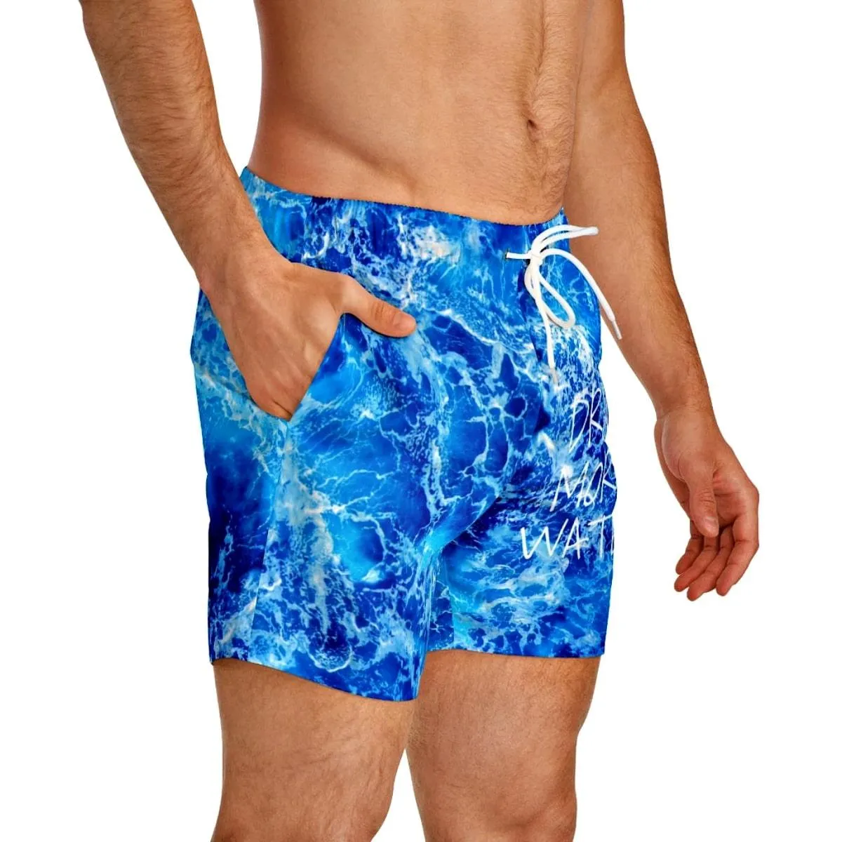 Drink More Water Men's Swim Trunks