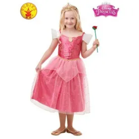 Girls Sleeping Beauty Glitter & Sparkle Costume - S