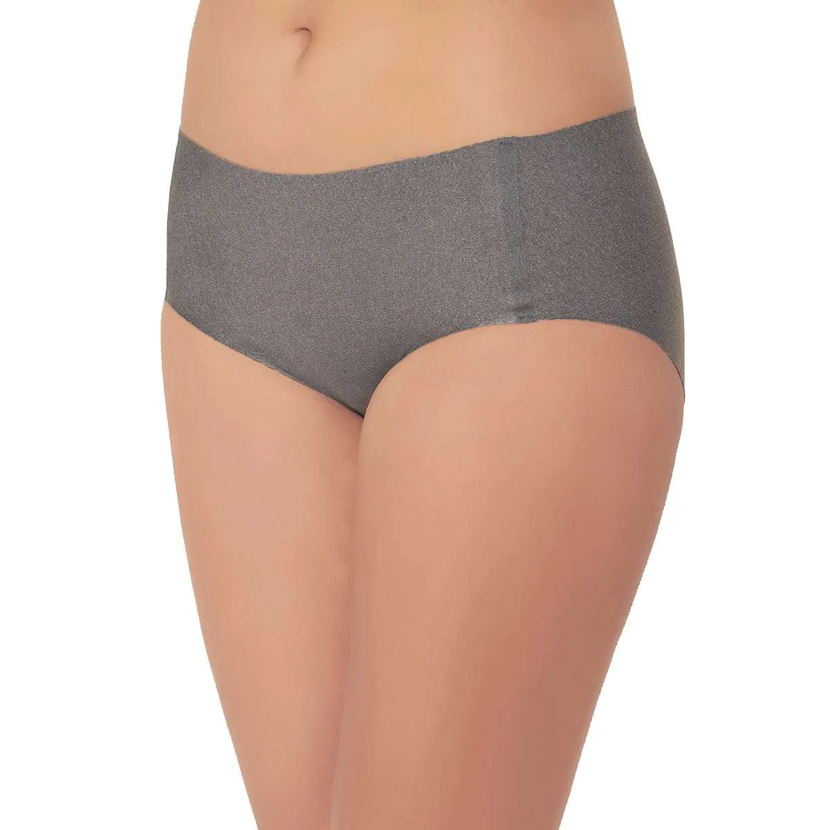 Gococi Mid Waist Full Coverage Everyday Wear Hipster Panty - Grey