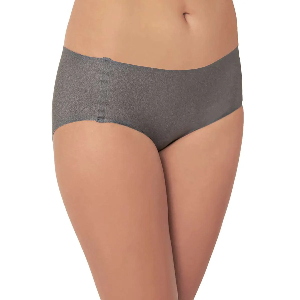 Gococi Mid Waist Full Coverage Everyday Wear Hipster Panty - Grey