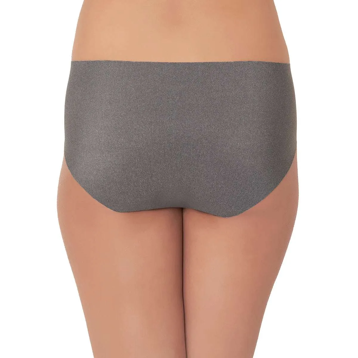 Gococi Mid Waist Full Coverage Everyday Wear Hipster Panty - Grey