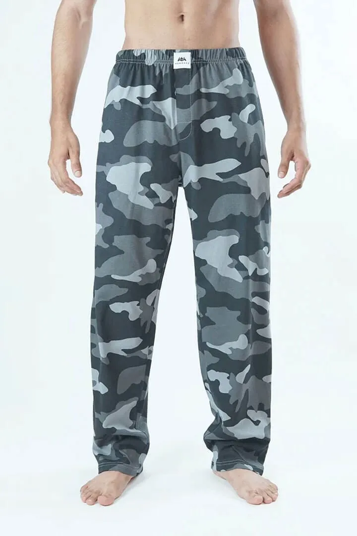 Grayscale Camo Pajama