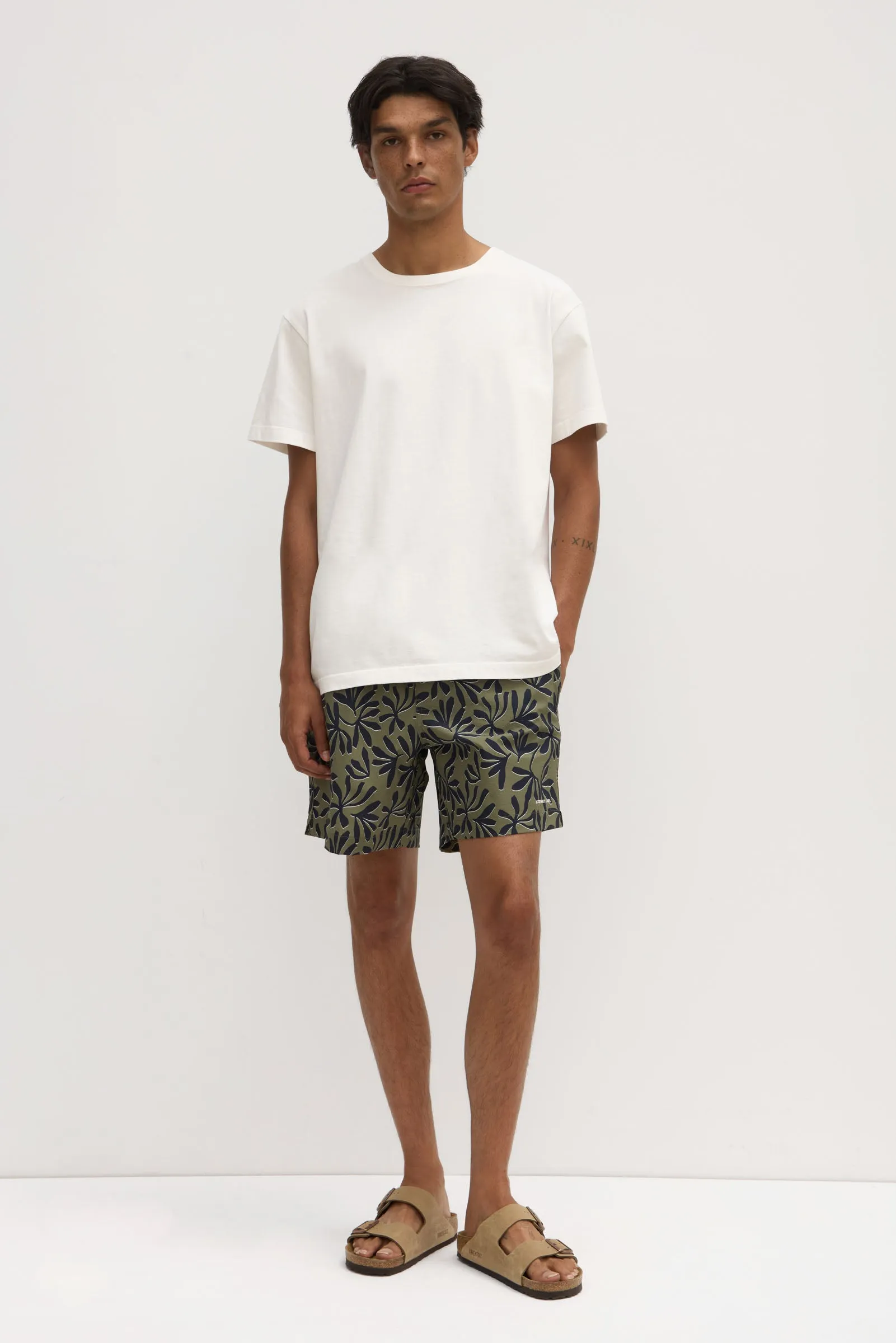 Hibiscus Print Swim Short