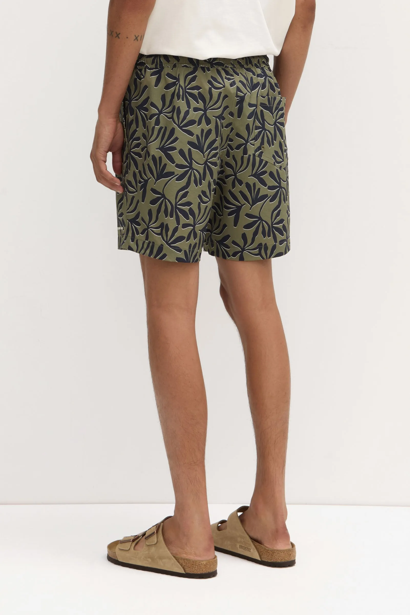 Hibiscus Print Swim Short