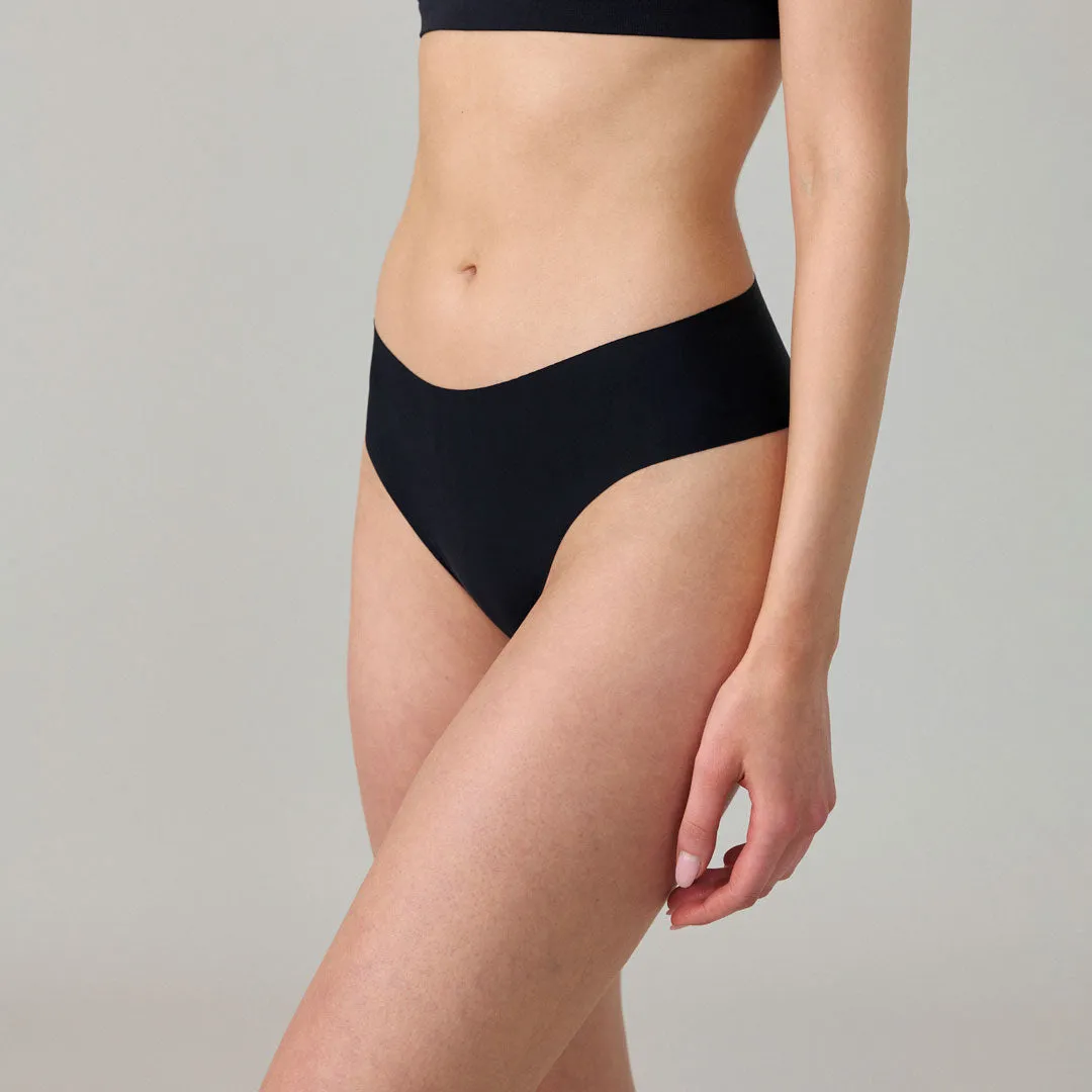 Hipster Panties aus Mikrofaser | Schwarz