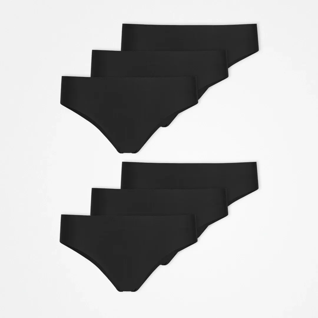 Hipster Panties aus Mikrofaser | Schwarz