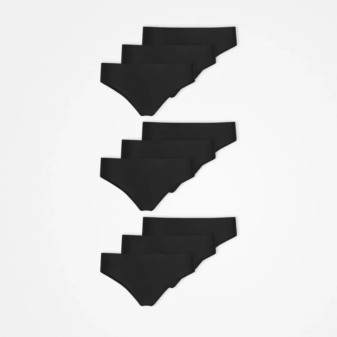 Hipster Panties aus Mikrofaser | Schwarz