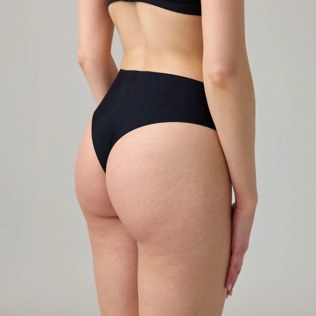 Hipster Panties aus Mikrofaser | Schwarz