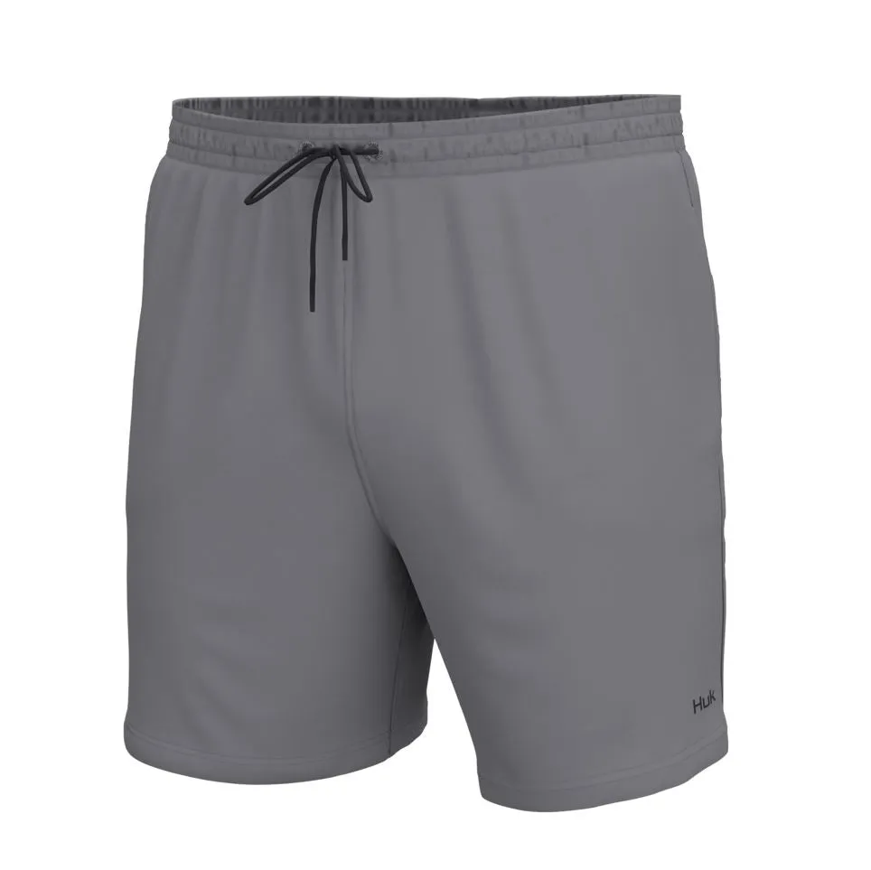 Huk Mens Lined Swim Volley Shorts