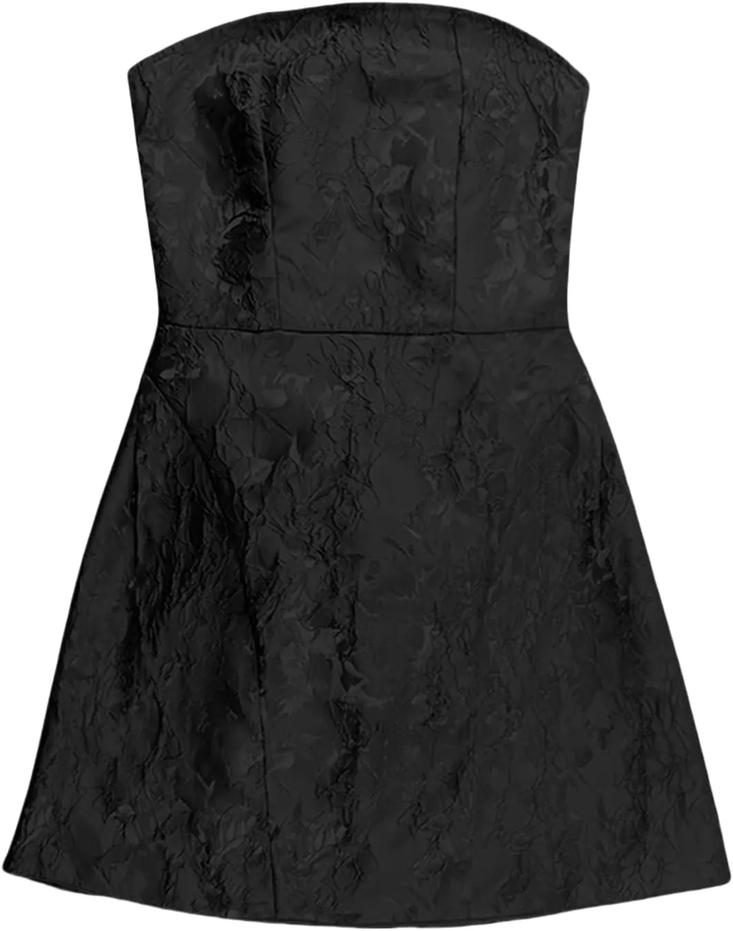 JUMISEE Embroidery Satin Homecoming Dress with Bow Modest Strapless Mini Dresses A Line Short Prom Dress Party Gown