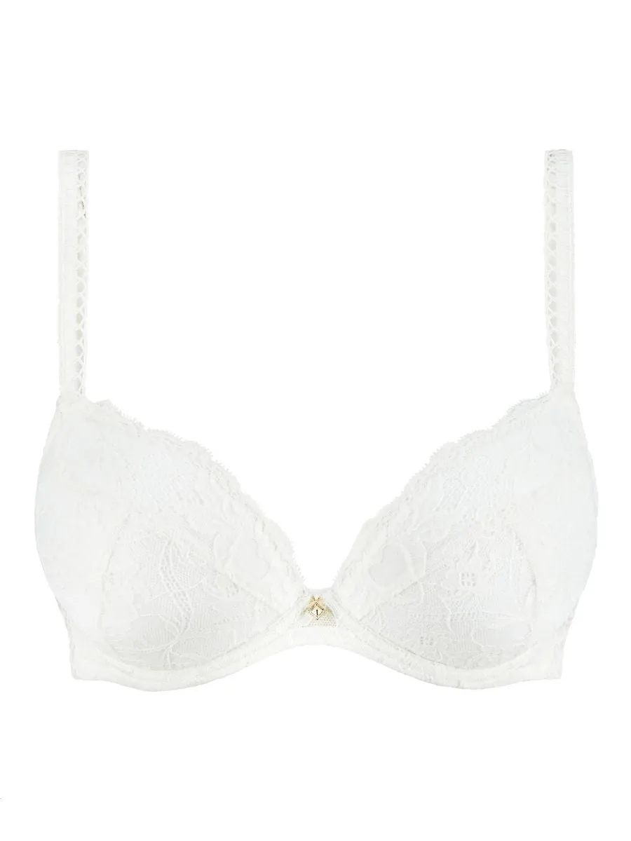 Kiss Of Love Push Up Plunge Bra - Opale