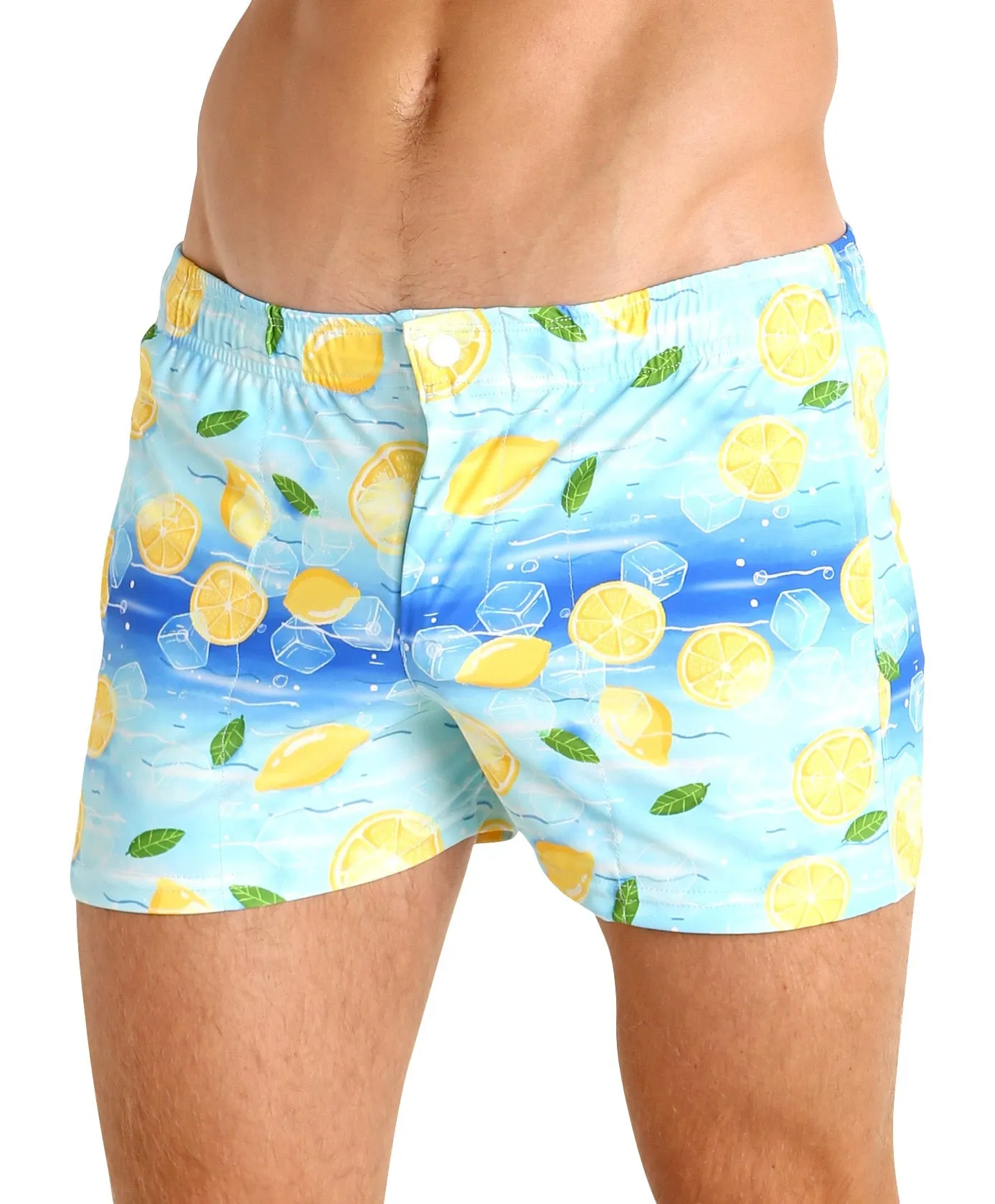LASC Malibu Swim Shorts -Iced Lemonade