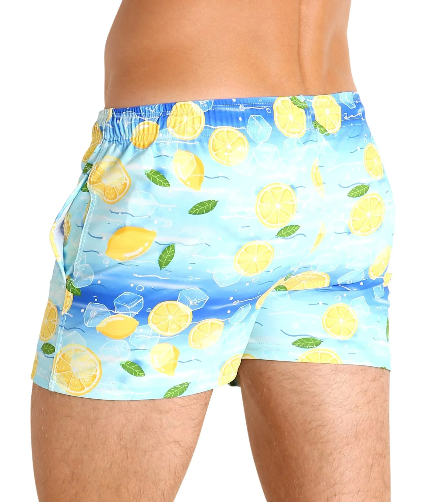 LASC Malibu Swim Shorts -Iced Lemonade