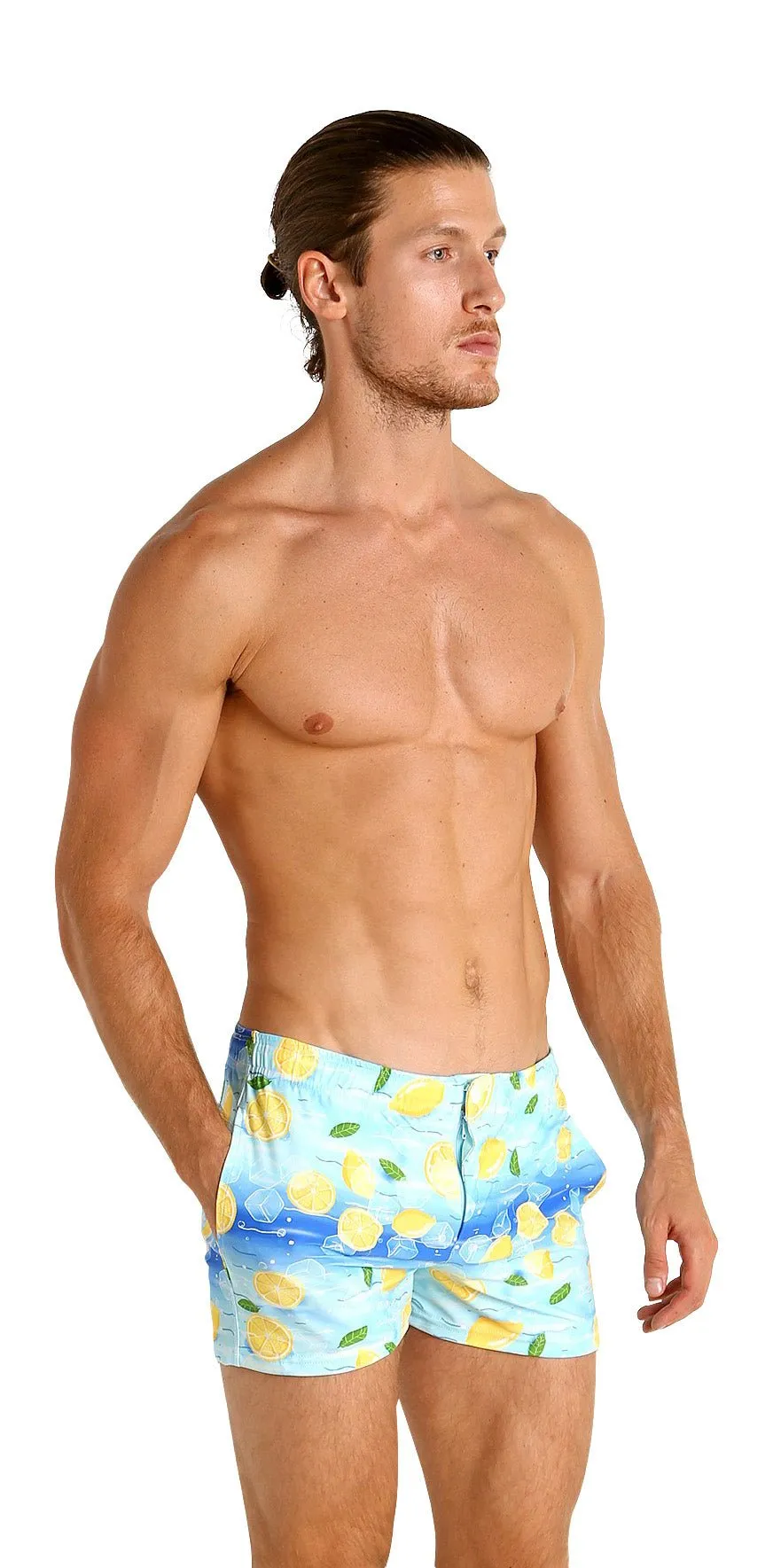 LASC Malibu Swim Shorts -Iced Lemonade