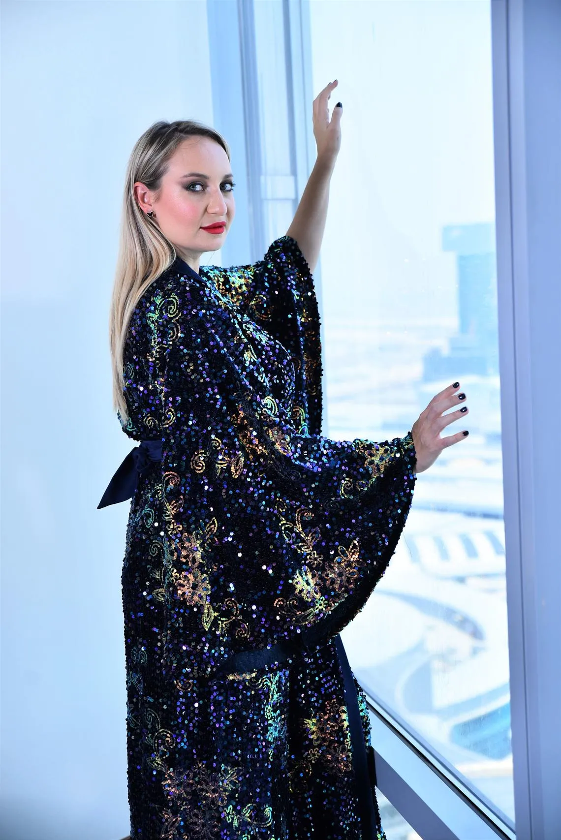 Melissa Velvet kimono robe