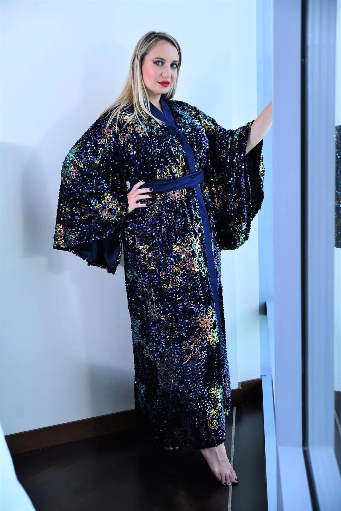 Melissa Velvet kimono robe
