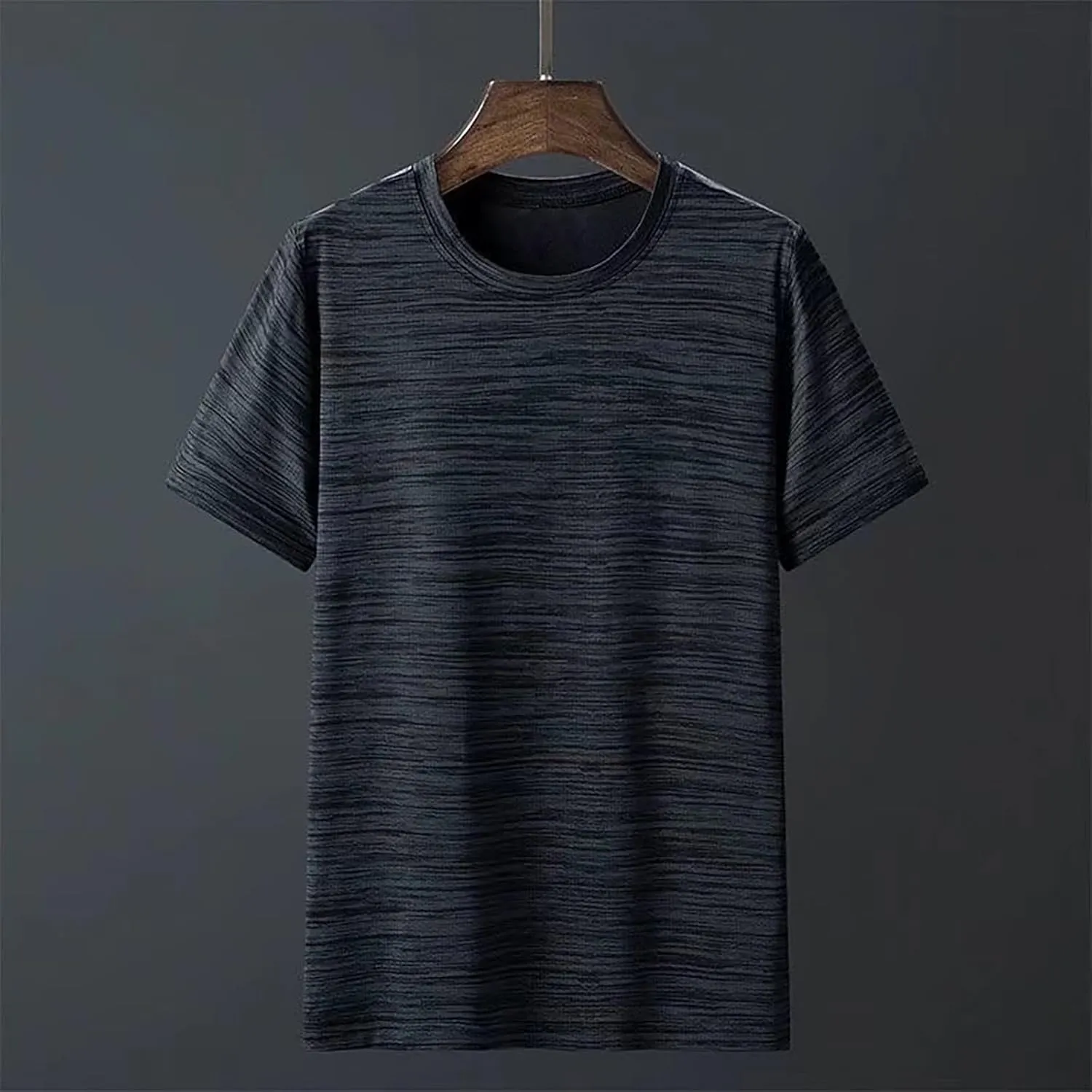 Men's Big and Tall Shirts Cotton Casual Crew Neck Short Sleeve Tees 2025 Stylish Heavyweight Basic Oversize T Shirts