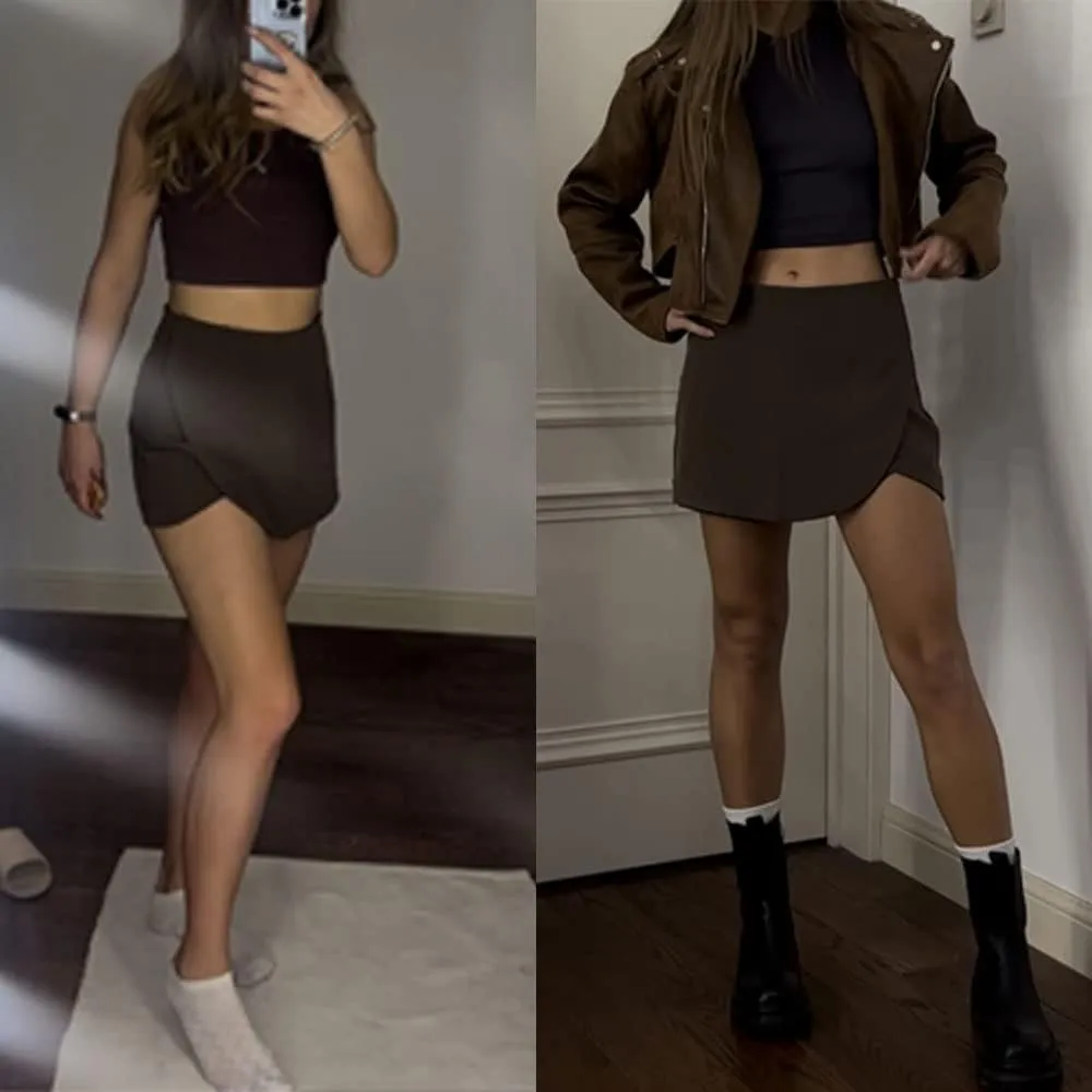 Mini Skirt with ShortsY2k Wrap Mini Skirt Skirts for Women Trendy Summer Skorts for Women Trendy