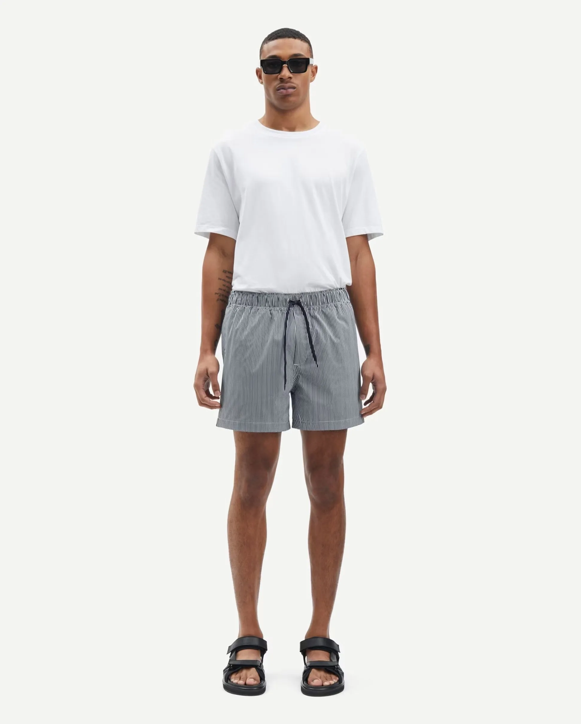 MOSES SWIM SHORTS AOP 14702 / SALUTE STRIPE