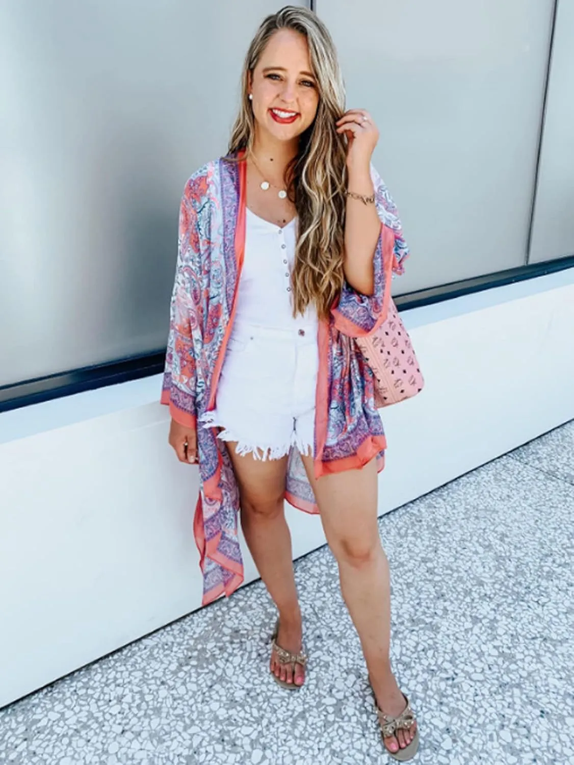 Moss Rose Women Summer Bikini Kimono Bathing Suit Cover Ups for Swimwear