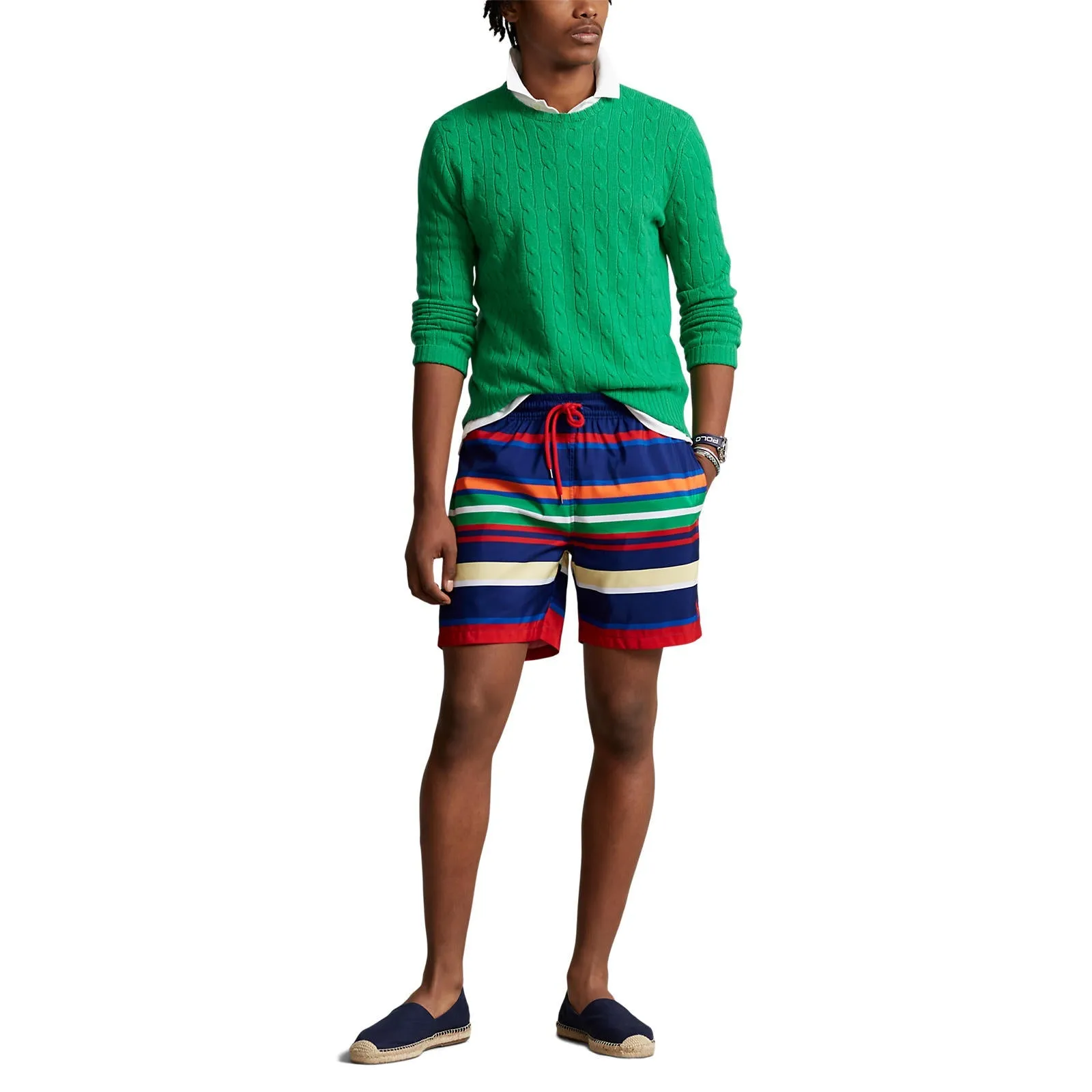 Polo Ralph Lauren - Traveller Classic Swim Trunk - Navy Summit Stripe