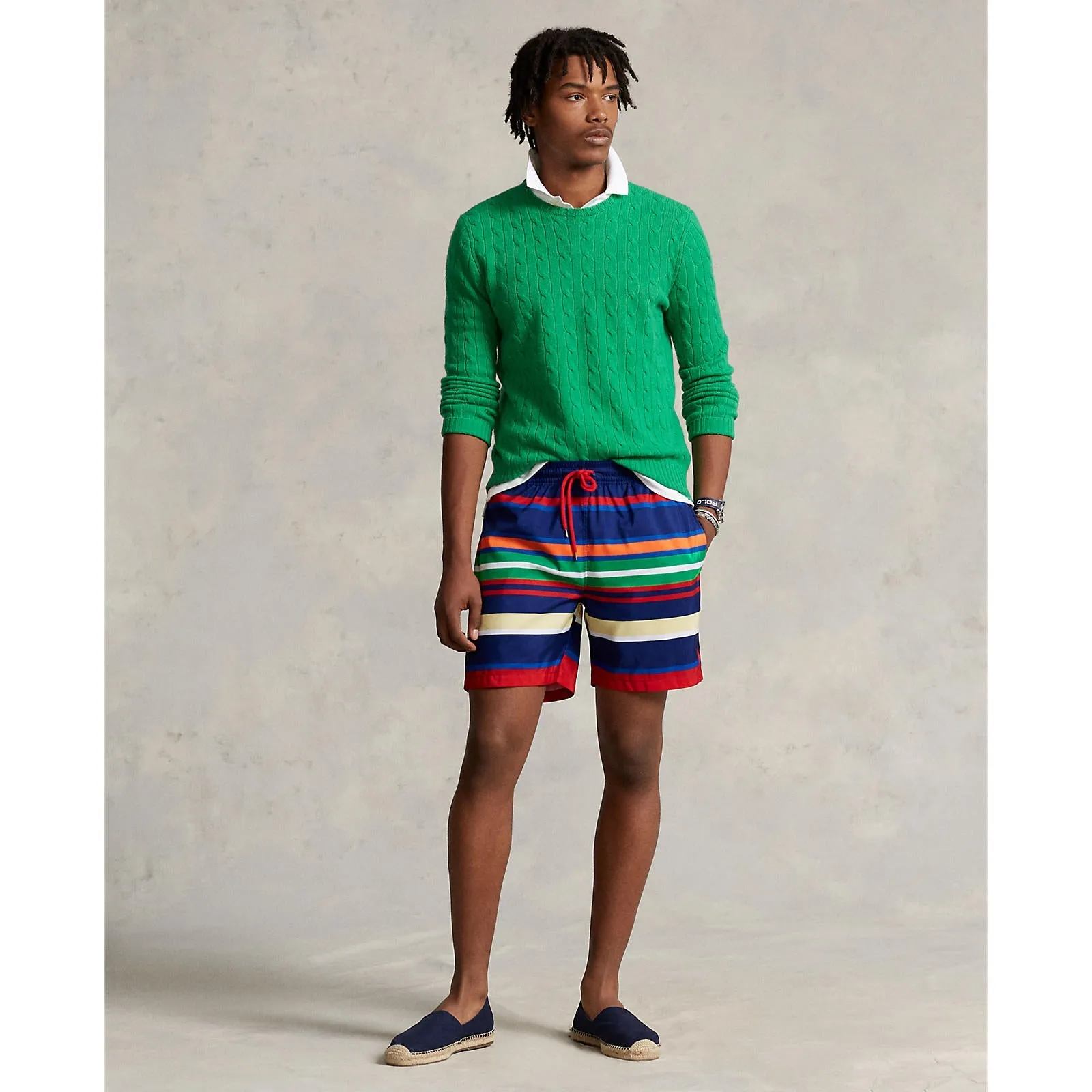 Polo Ralph Lauren - Traveller Classic Swim Trunk - Navy Summit Stripe