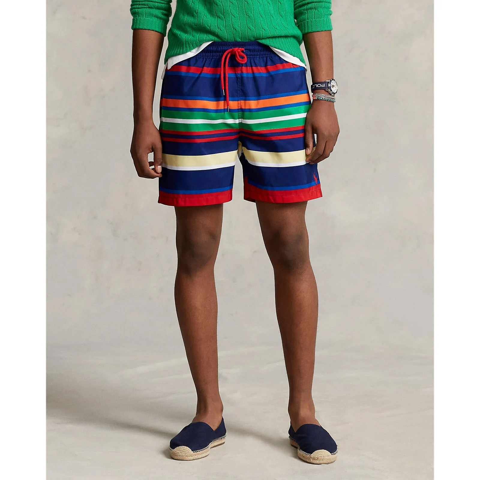 Polo Ralph Lauren - Traveller Classic Swim Trunk - Navy Summit Stripe