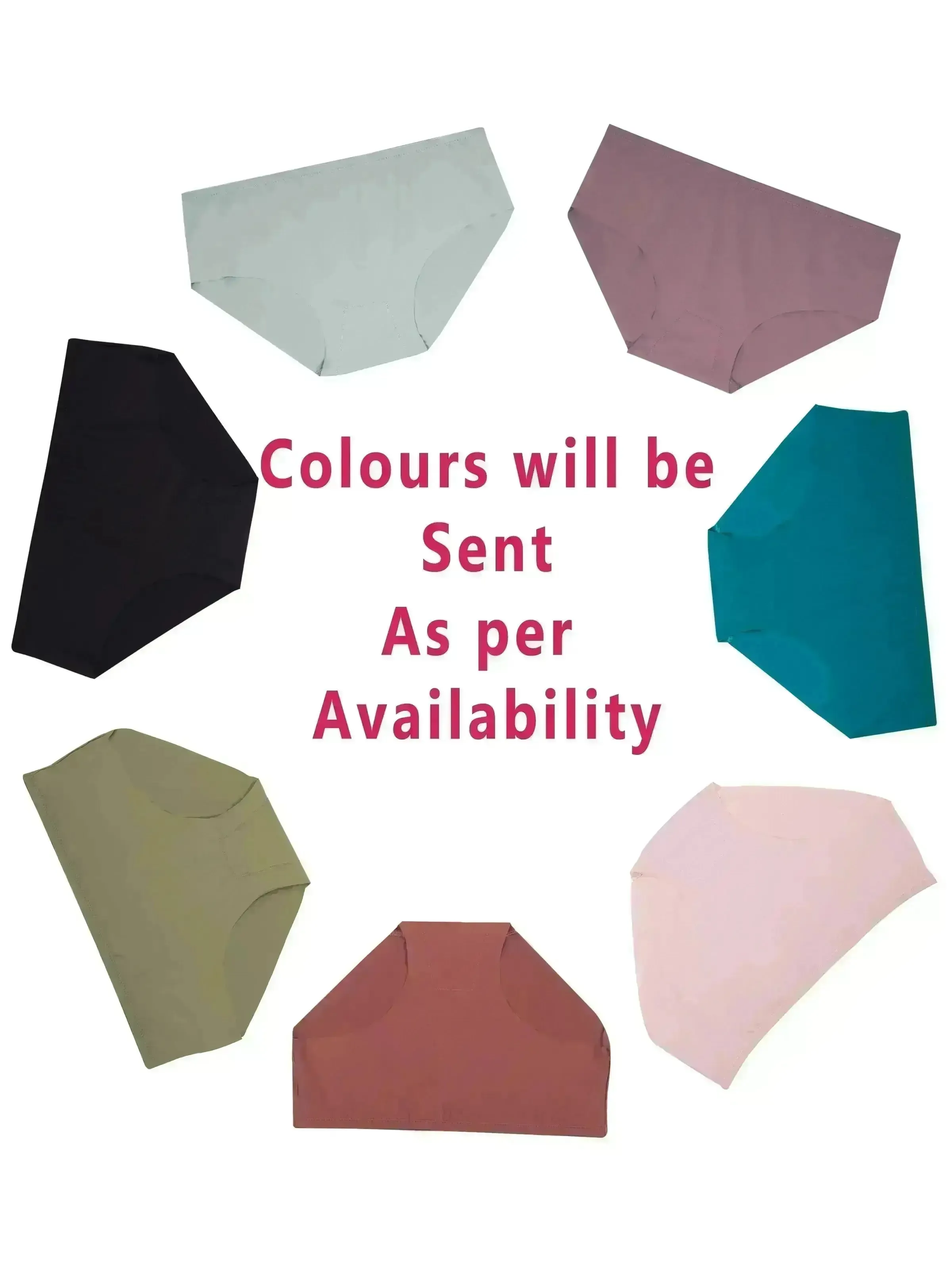 SEAMLESS HIPSTER PANTIES | COTTON CROTCH & NO VISIBLE PANTY LINES | FULL COVERAGE | 2 ASSORTED COLOURS