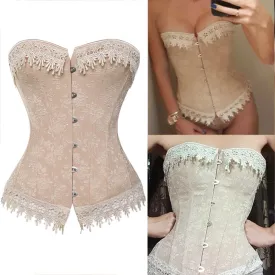 Sexy Boned Lace Up Corsets Waist Trainer