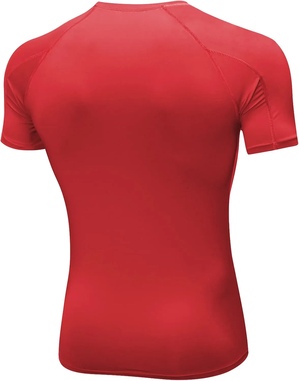 SPVISE Men's Compression Shirts Short Sleeve Workout Gym T-Shirt Running Tops Cool Dry Sports Base Layer Athletic Undershirts