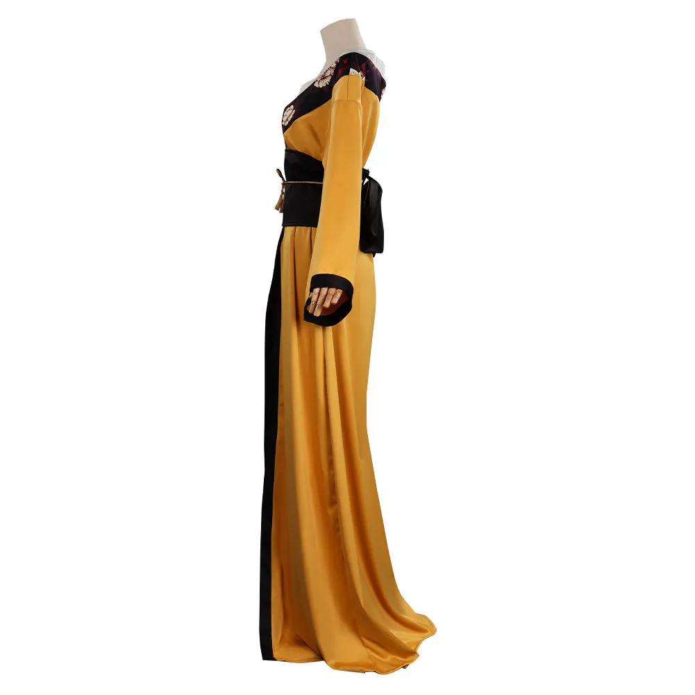 The Witcher 3: Wild Hunt  Ciri Kimono Outfits Cosplay Costume Halloween Carnival Suit