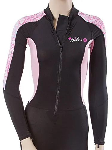 Tilos Full Body Snorkeling Swim Lycra Full Skin Suit - Long Legs Long Sleeves for Women UV Sun Protection