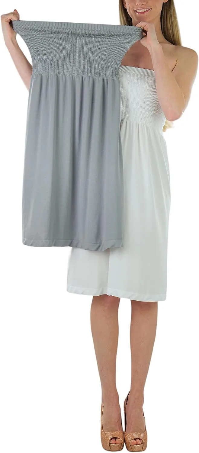 ToBeInStyle Womens Strapless Cover Up Tube Dress Beach Summer Bandeau Flowy