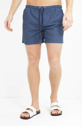 TOBY POLKA DOT PRINT SWIM SHORTS