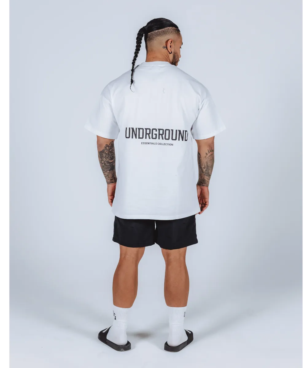 UNDRGROUND Summer Swim Shorts (Black/White)