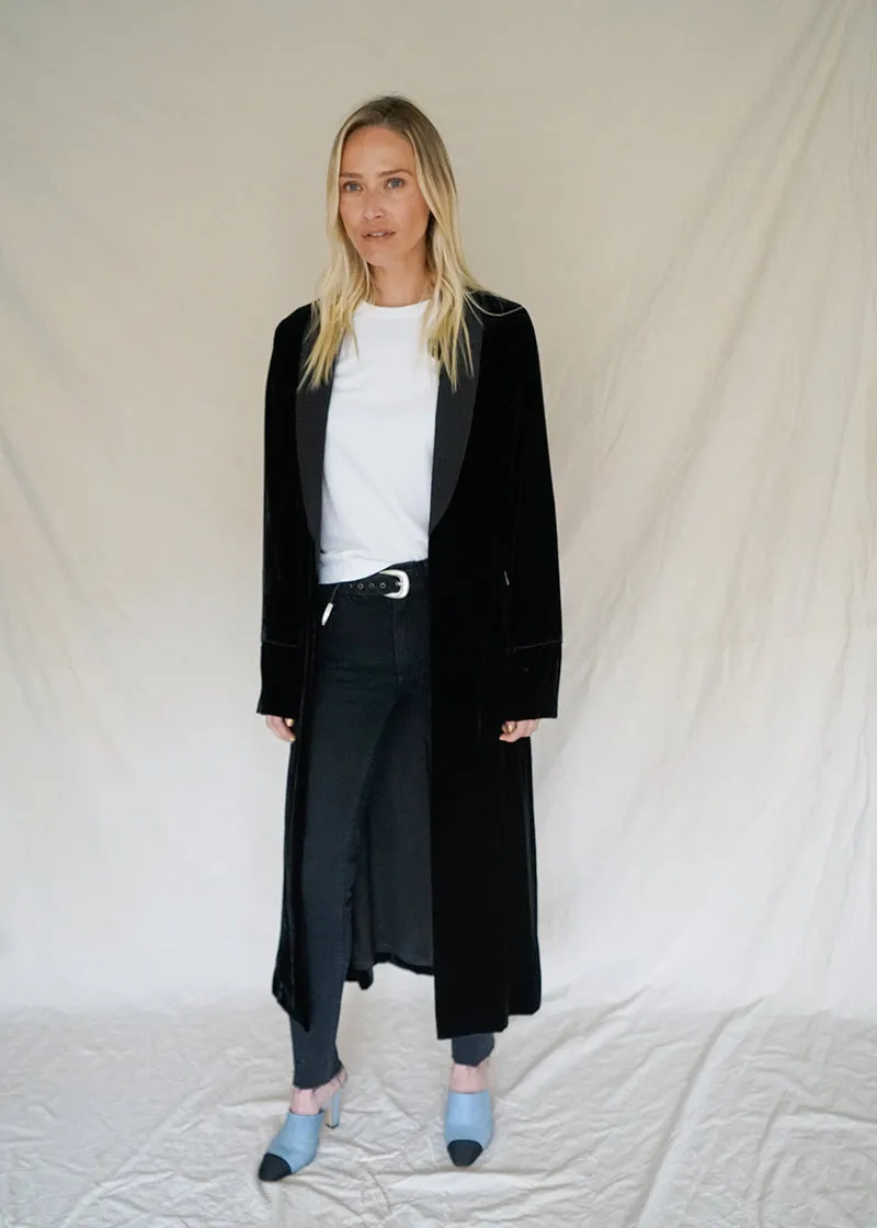 VELVET ROBE JACKET