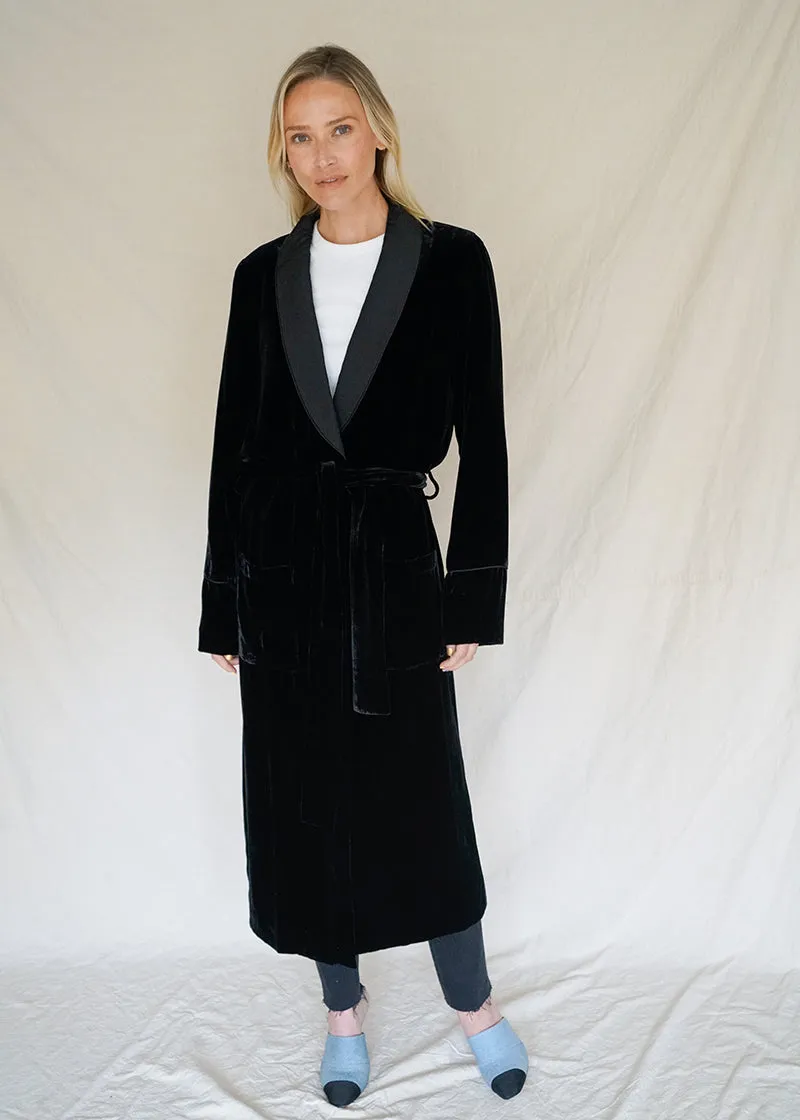 VELVET ROBE JACKET