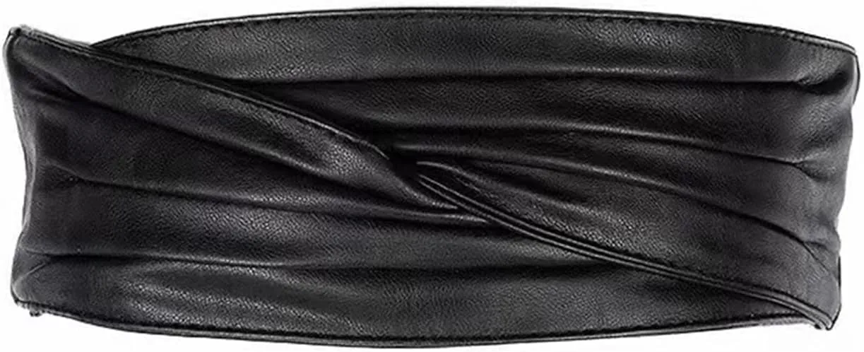 Women Retro Wide Corset Belt Obi Belt Waist Cinch Belts Fit Waist 26"-31"