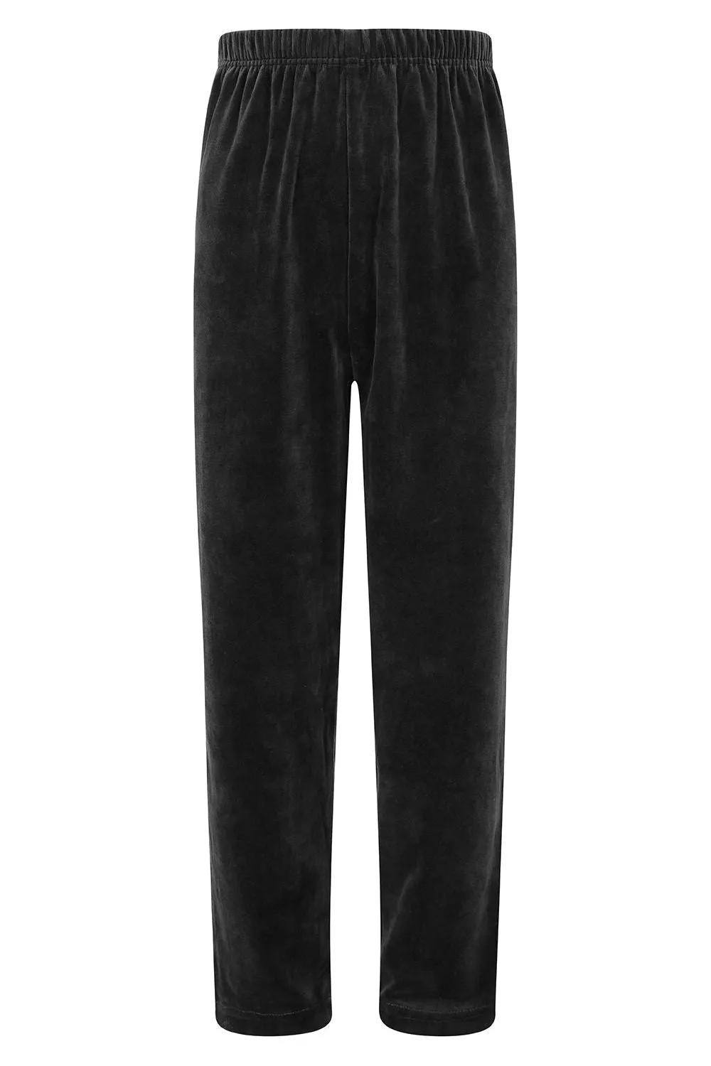 Women's Black Velour Lounge Pants