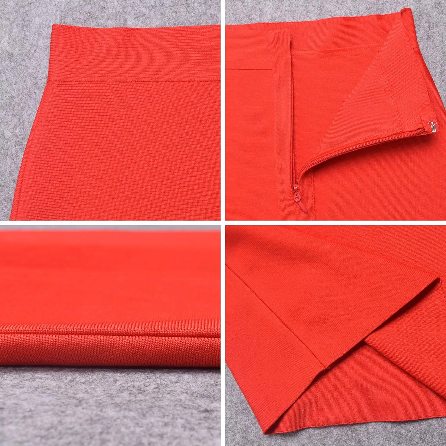 Women's High Waist Knee Length Bandage Pencil Skirt